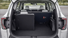 A flat, wide boot with 60:40 split seats offers versatility for both luggage and bulky equipment.