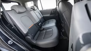 Rear seats slide, recline, and offer ventilation- rare and thoughtful for this segment.